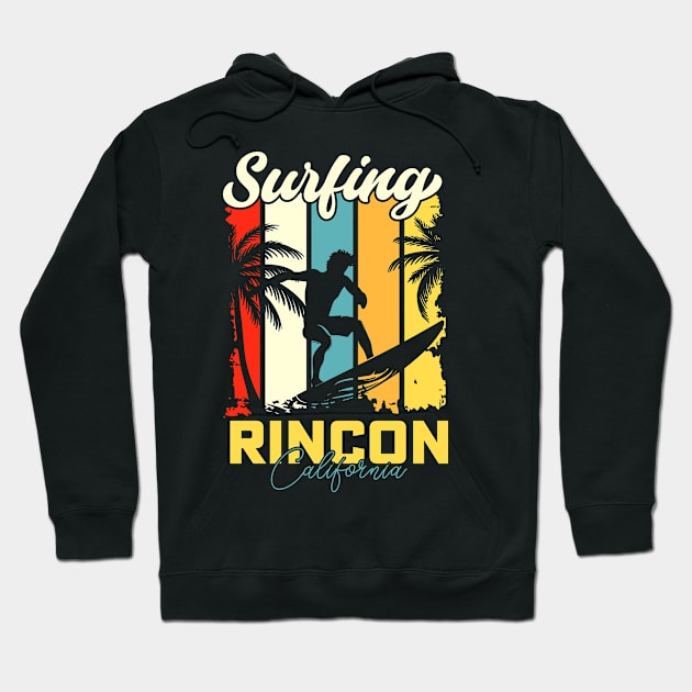 Surfing | Rincon, Puerto Rico Hoodie by T-shirt US